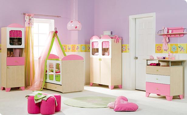 quarto-bebe-menina Decoração de Quarto de Bebê Feminino - 2017 quarto-bebe-menina