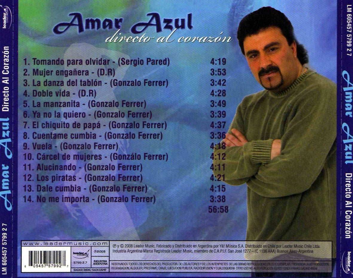 cumbia de la buena amar azul directo al corazon 2008 cumbia de la buena amar azul directo al corazon 2008