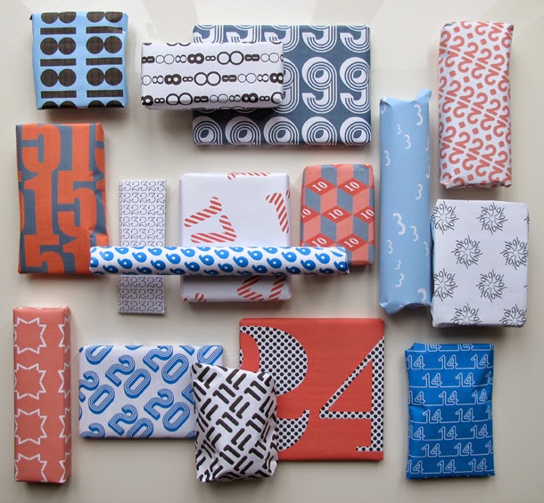 it's a heart heart season 24 Patterns Advent Calendar Gift Wrap