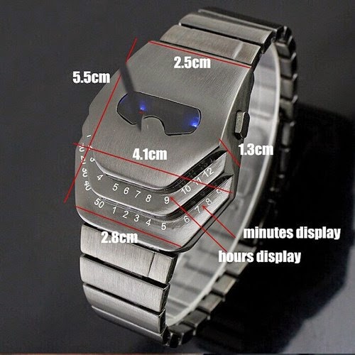 led watch cobra jam tangan unik berbentuk kepala ular kobra