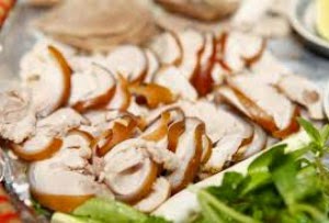 Thịt lợn mán hấp
