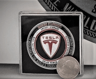 Tesla Bulls Challenge Coin
