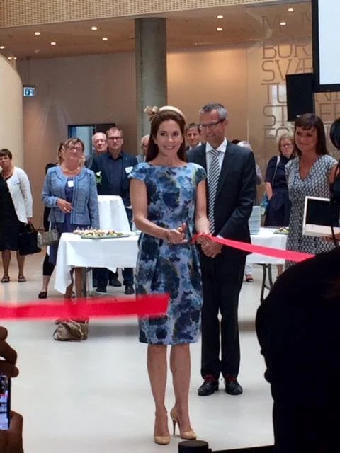 Princess Mary was very happy with the final result and she opened the new hospital, as Patron of the Danish Mental Heatlh Fund. The new hospial will be the most modern in Denmark 