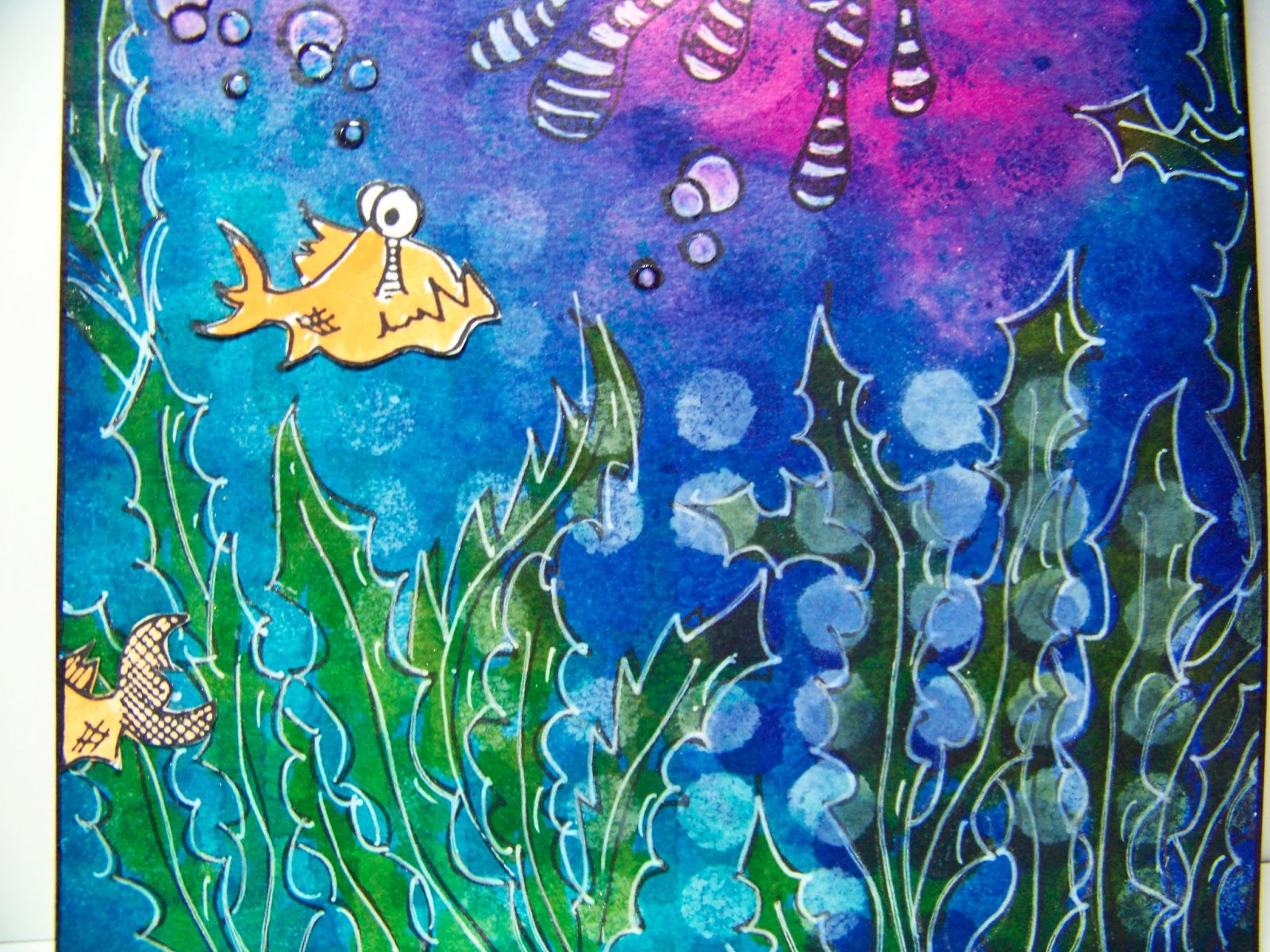 ellen vargo designs New Dylusions Day 3 White Linen Changes