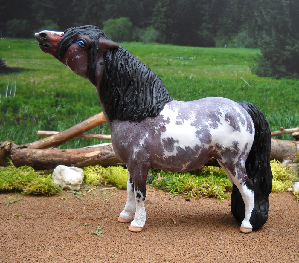 Bay Roan Pony