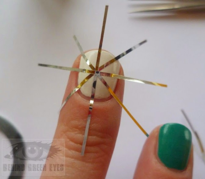 Behind Green Eyes Nail Basics How to use Striping Tape