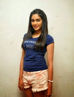 Adah Sharma Hot in Blue Top and Denim Shorts