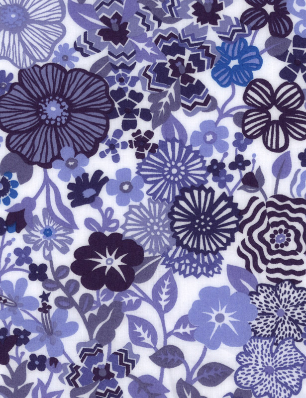 La plus belle collection de tissus Liberty. 3153 D Beth's Flowers