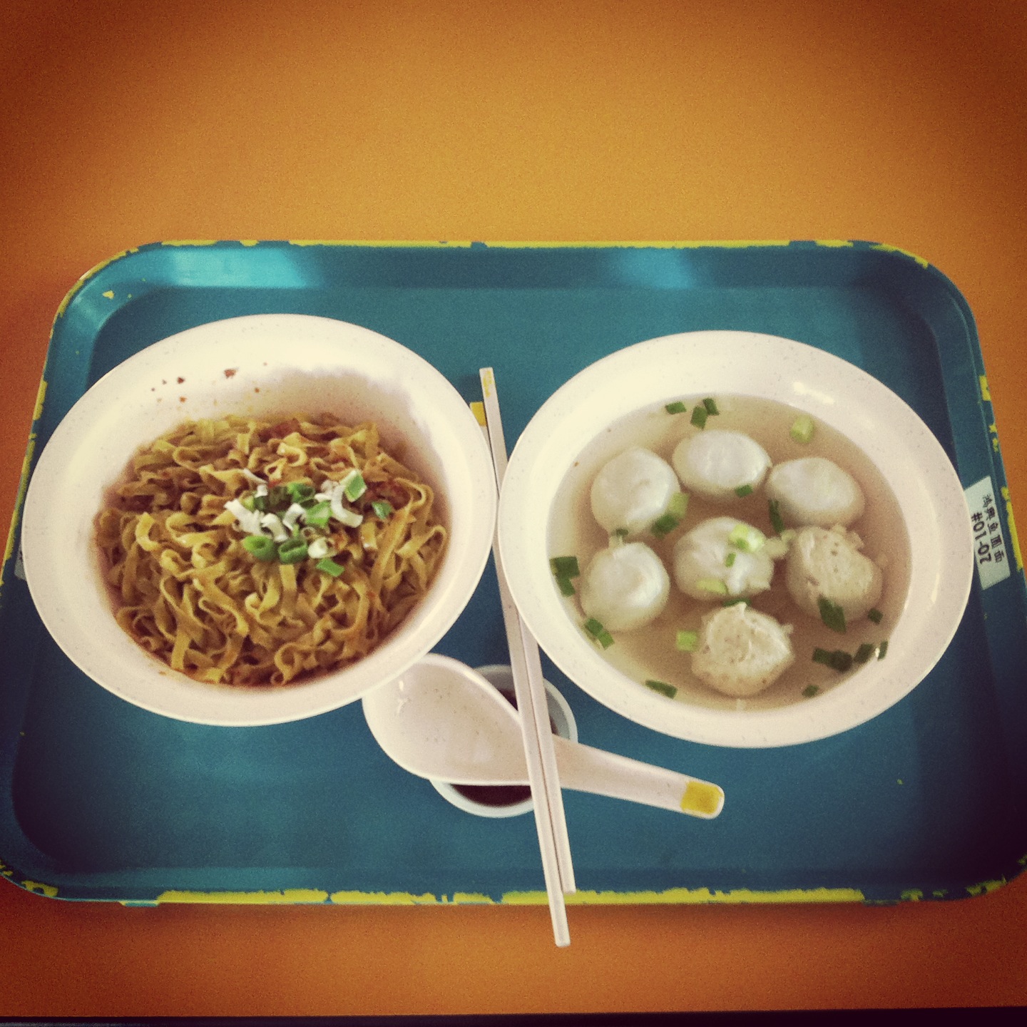 Taxi Uncle Food Blog Hong Xin Handmade Fishball Meatball Noodle