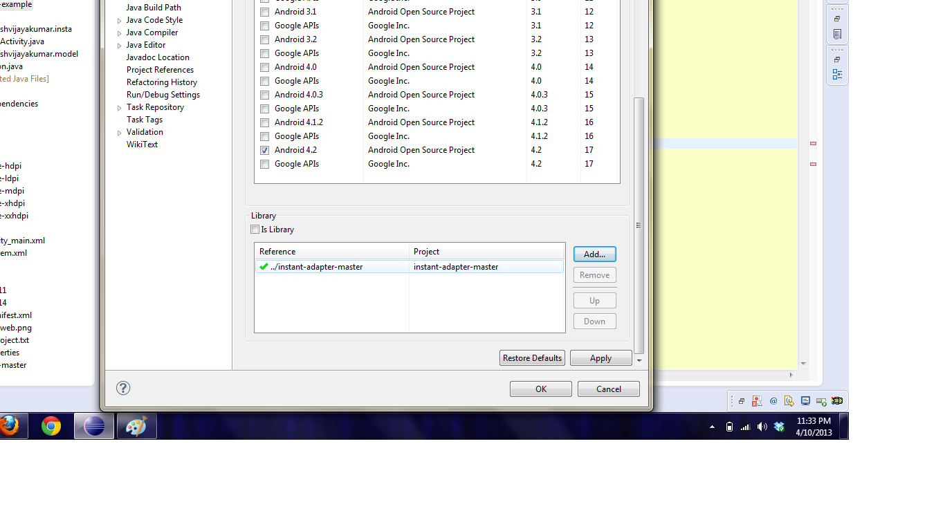 Android Practices Alternative to Custom Adapter Instant Adapter