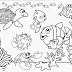  Desenho de Animais no Fundo do Mar Para Colorir