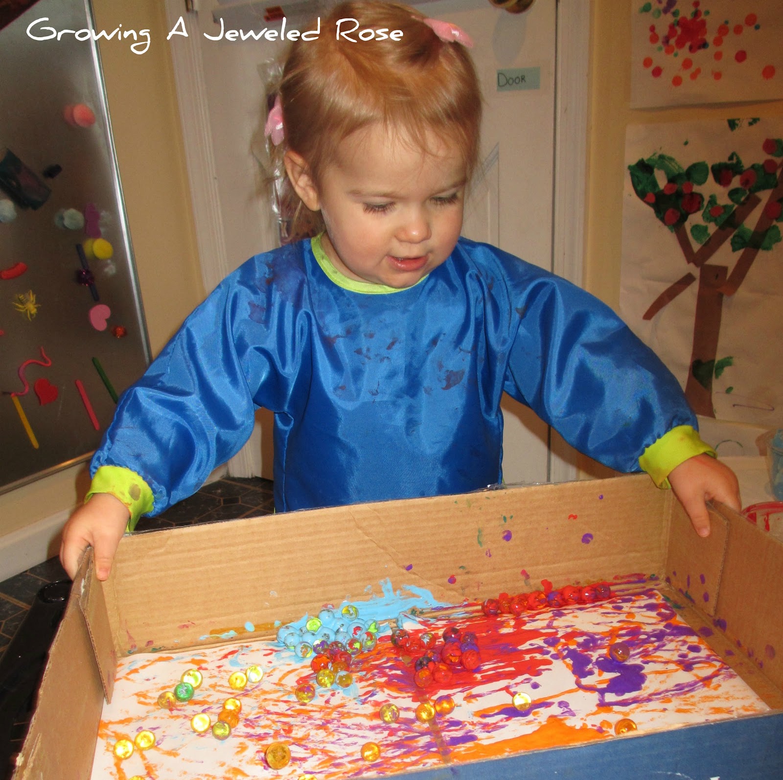 Water Bead Painting Growing A Jeweled Rose