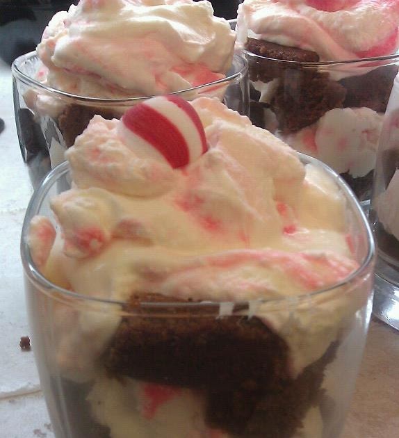 Something New is Cooking Peppermint Brownie Parfaits