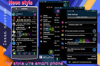 BBM Mod Neon Style BBM Neon Style