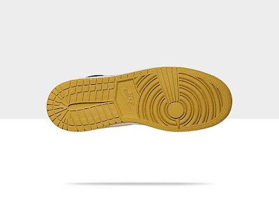 Air Jordan 1 Retro High OG Kids' Shoe Green/Gold, Style - Color # 575441-315