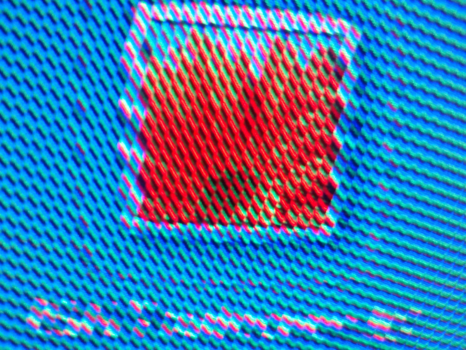 CU of a 42" Lenticular Autostereoscopic Monitor CU of a 42" Lenticular Autostereoscopic Monitor