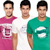 Fort Collins Pack of 3 Cotton Tshirt @ Rs.360 | Rs.120 each