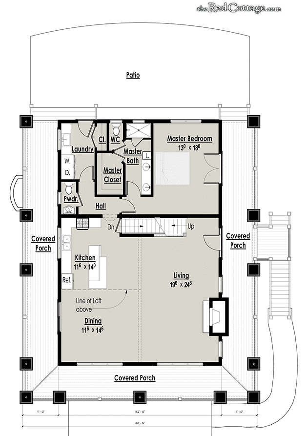 The Red Cottage Tennessee Architectural Design