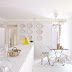 White rustic /shabby chic home with modern surprises