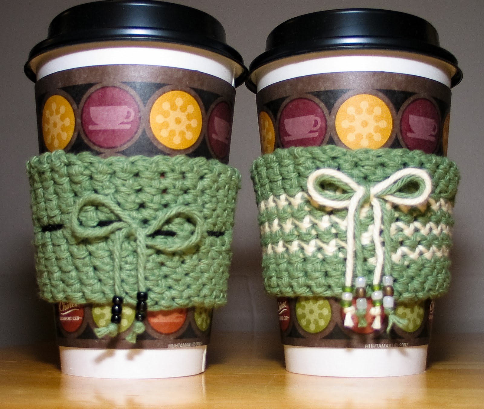 In the Loop Crocheted Coffee Cup Collars