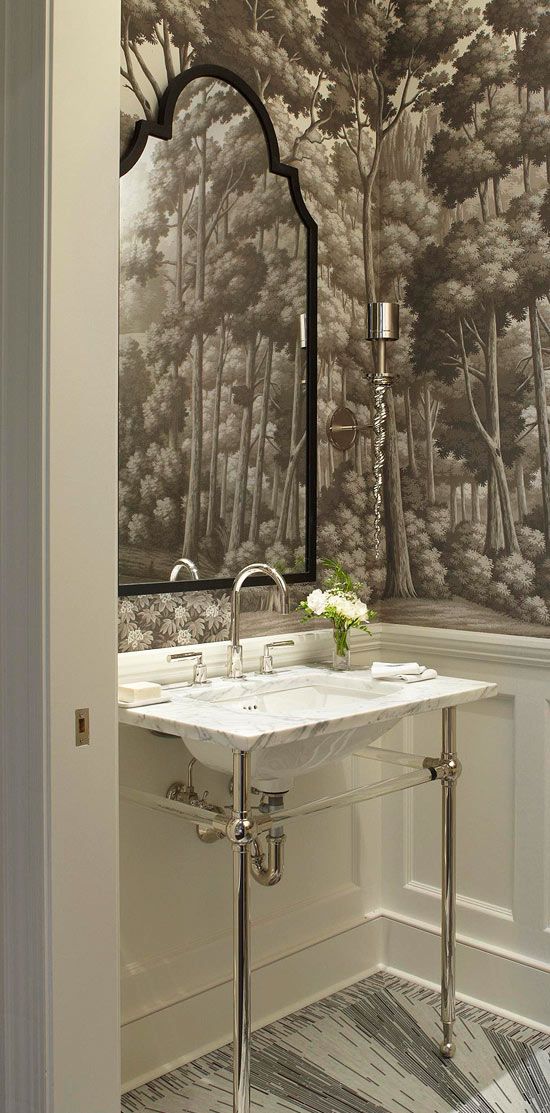 OHM Beautiful wallpapers on bathrooms