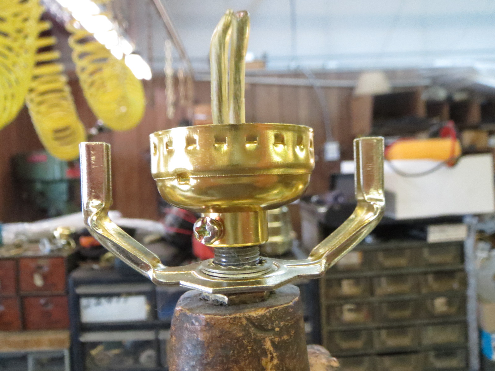 Lamp Parts and Repair Lamp Doctor Bent Harp Base and Socket Base