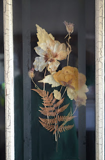 Turn a reclaimed window into a decorative frame by Over The Apple Tree