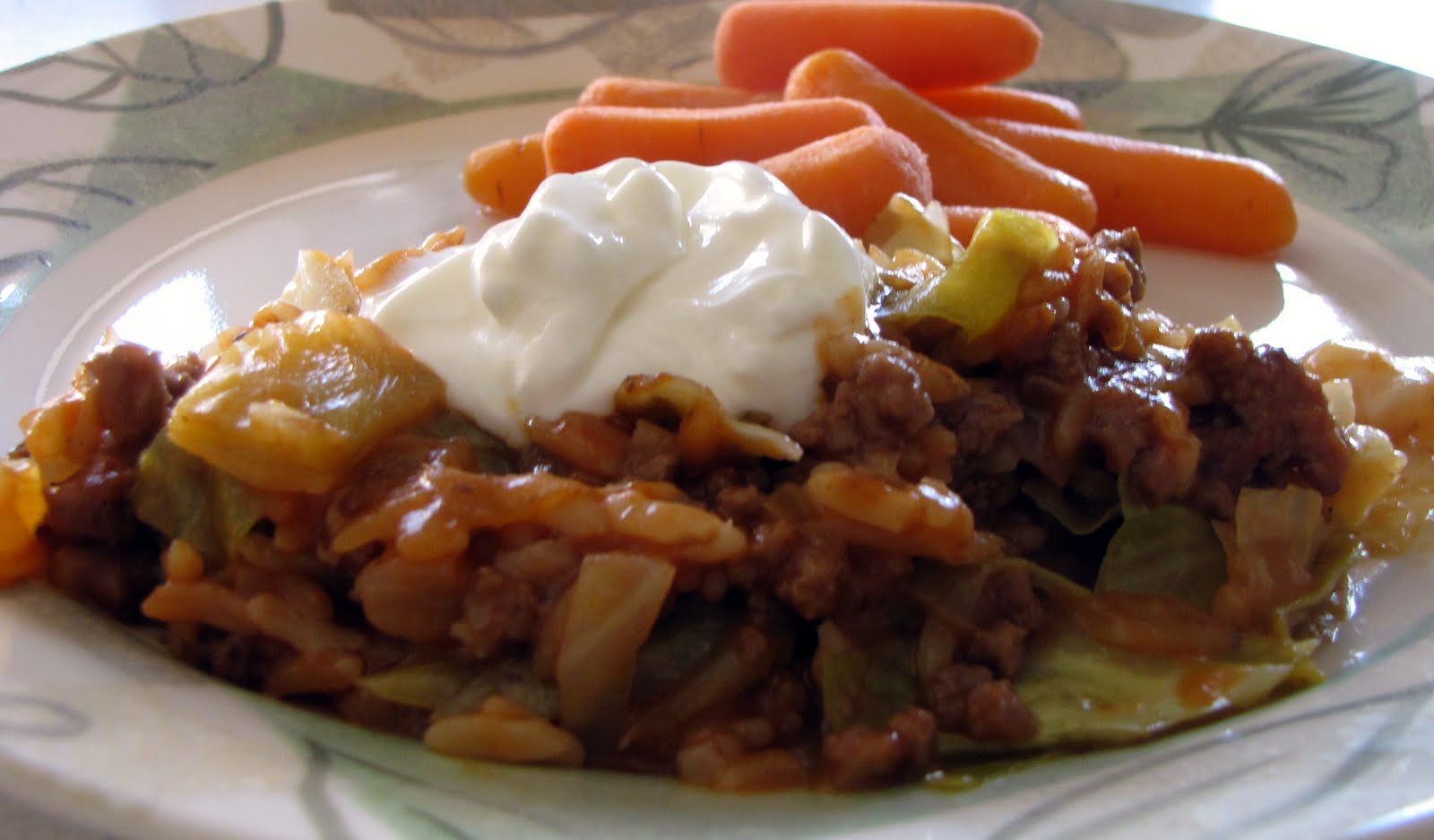 Homemaking Pilgrim Lazy Cabbage Rolls