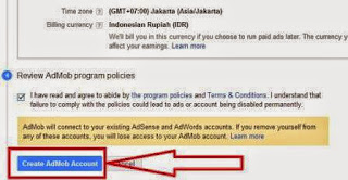 ( AdMob ) Cara mendapat Penghasilan Lewat Handphone