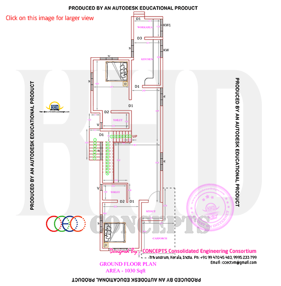 Ground floor plan Ground floor plan