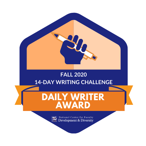 Daily Writer Award