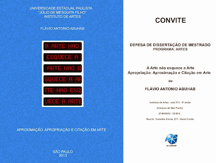 Convite Defesa Discertação IA/UNESP 2013
