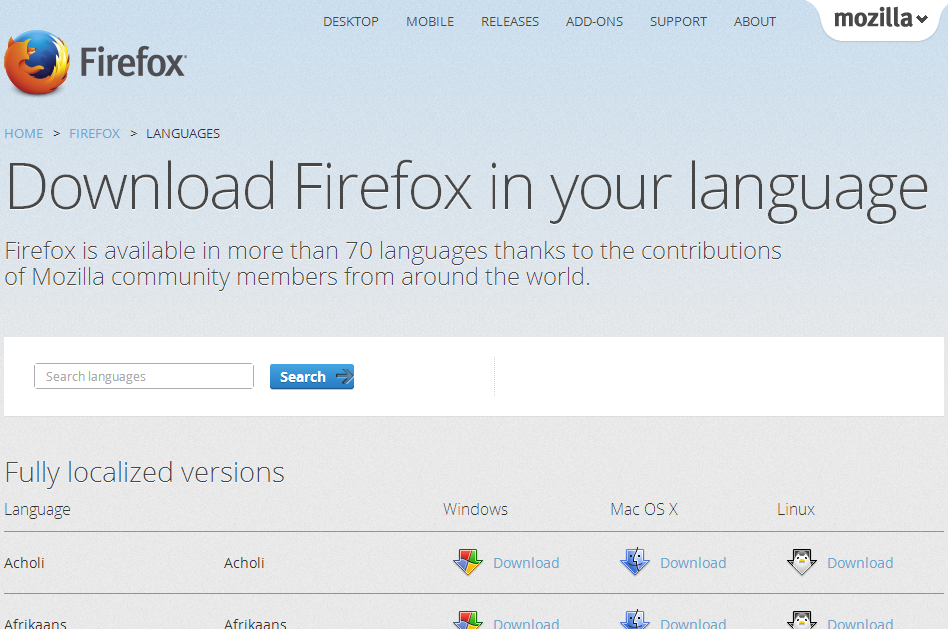 New Version Of Mozilla Firefox Free Download