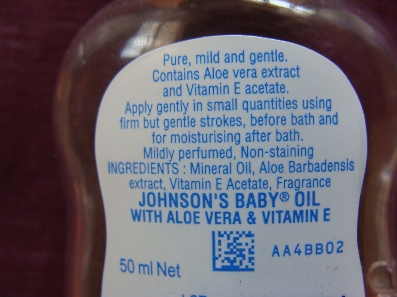 Johnson’s Baby Oil Review Kumkum's Beauty and MakeUp World
