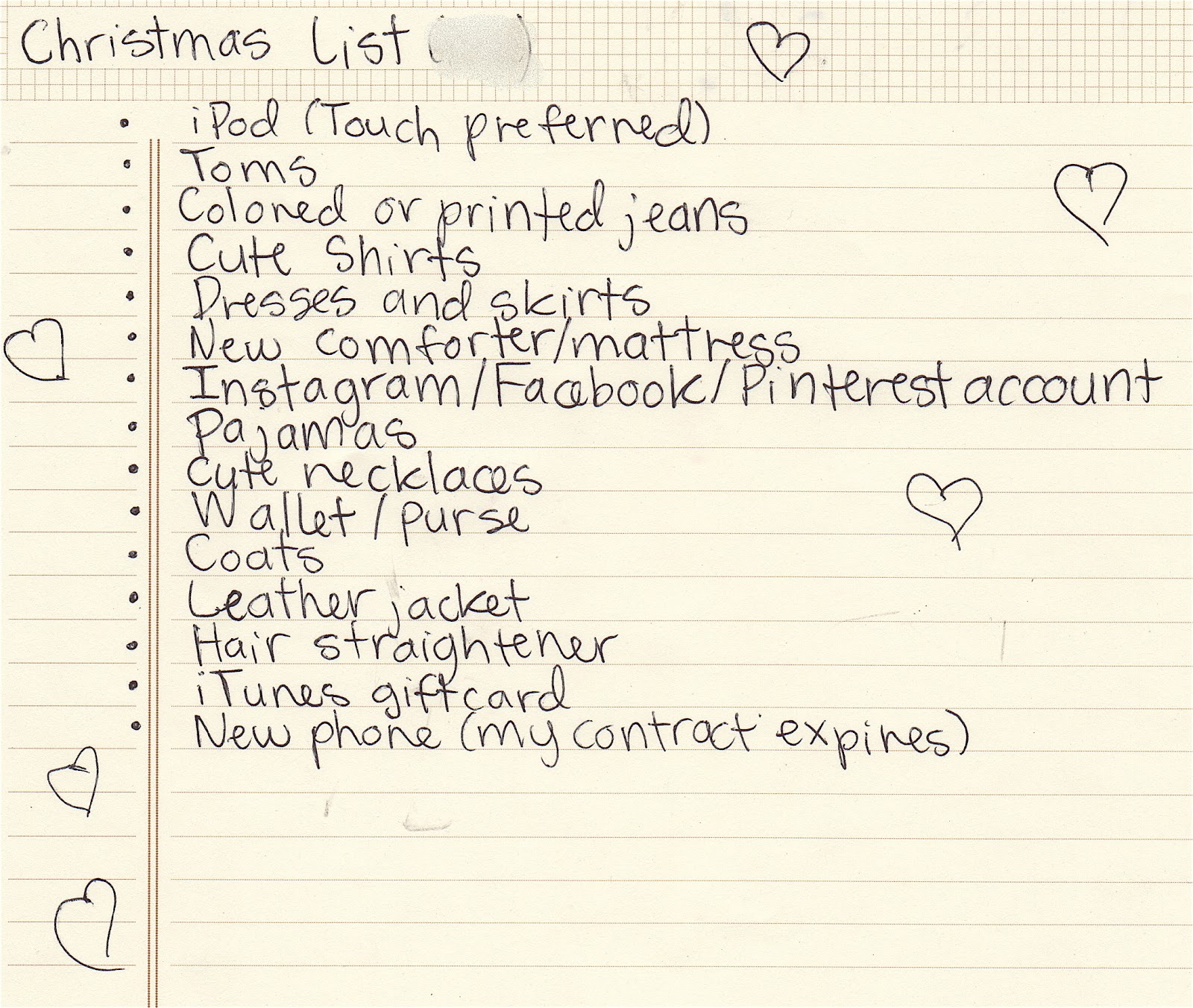 adventures of the laundry queen what they want 2012 christmas list ideas for 12 year olds