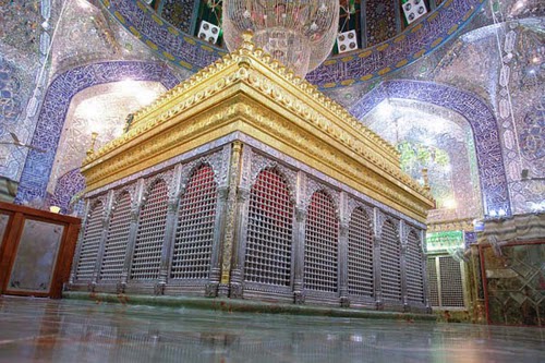 The tomb of Imam Ali in Najaf, Iraq, is one of the holiest shrines for Shiite pilgrims. Millions of Iranians flock to it and other sites across the border annually, and control over what the pilgrims see and hear has become a major issue for the ruling theocrats in Tehran. The tomb of Imam Ali in Najaf, Iraq