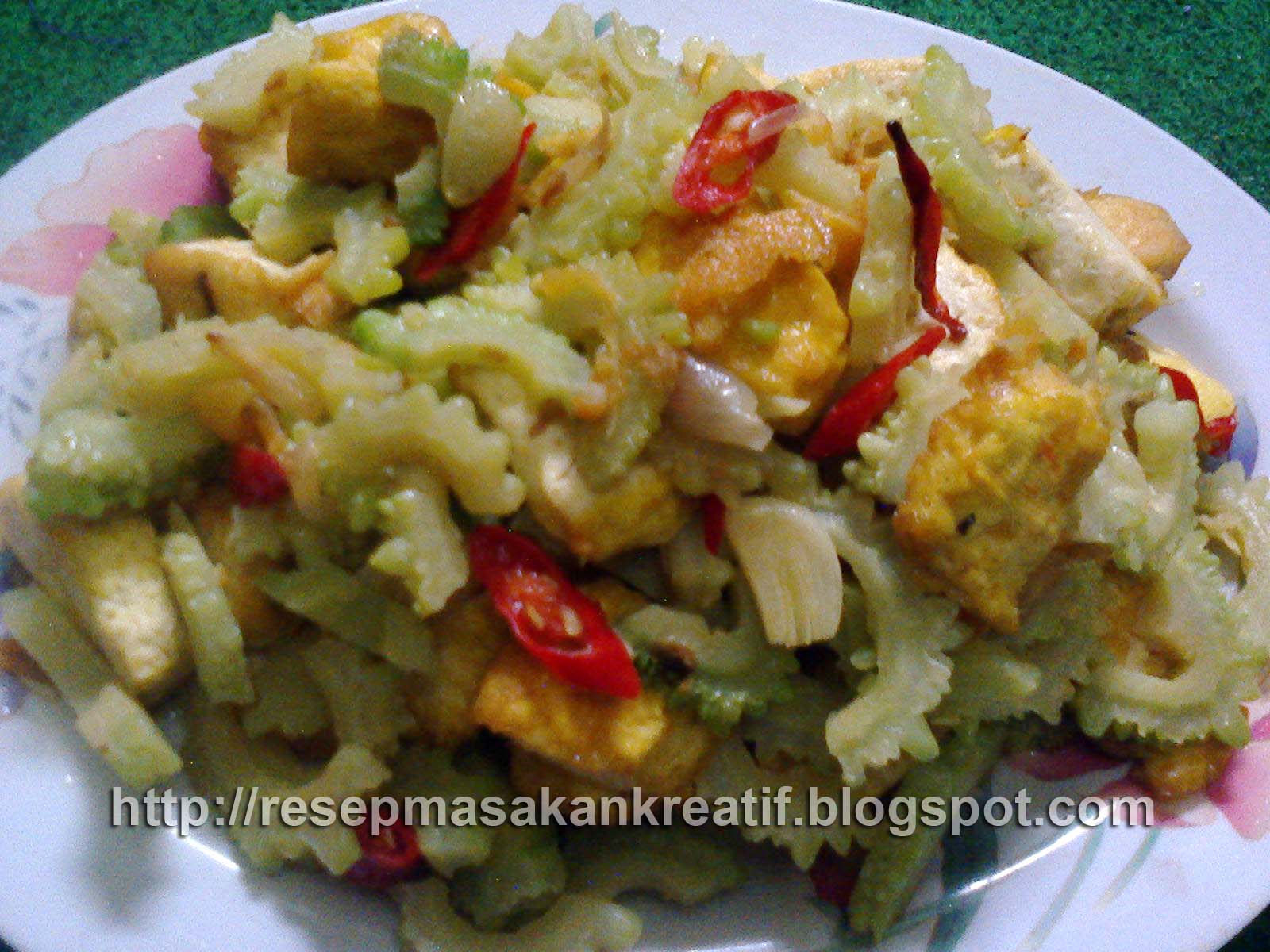RESEP CARA MEMBUAT TUMIS PARE TAHU Aneka Resep Masakan RESEP CARA MEMBUAT TUMIS PARE TAHU Aneka Resep Masakan
