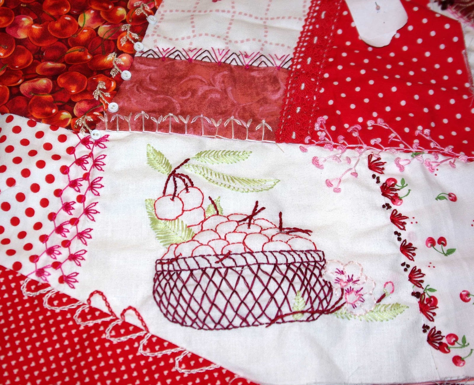 Sane, Crazy, Crumby Quilting Crazy Basket Case Still a WIP