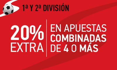 Sportium combinadas con extra liga bbva y liga adelante 17-19 abril Sportium combinadas con extra liga bbva y liga adelante 17-19 abril