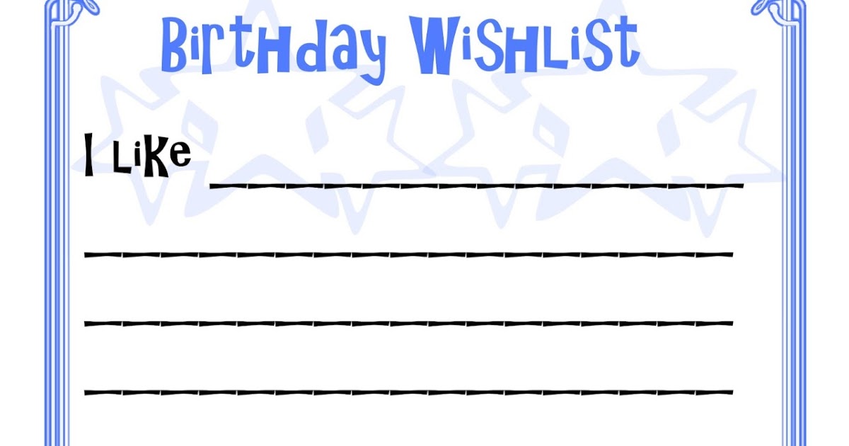 edge of insanity free birthday wishlist printable printable birthday wish list