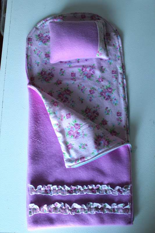 my life doll sleeping bag