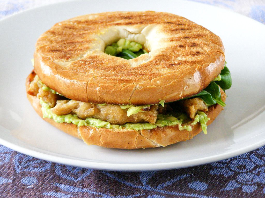 maple•spice Vegan Butter Grilled Bagel Toasties