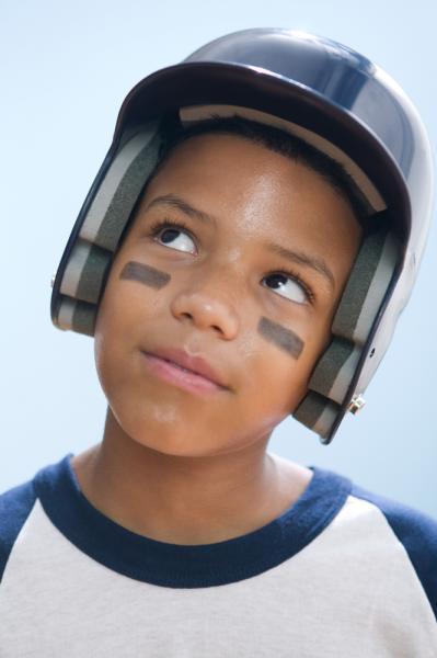 a kid thinking