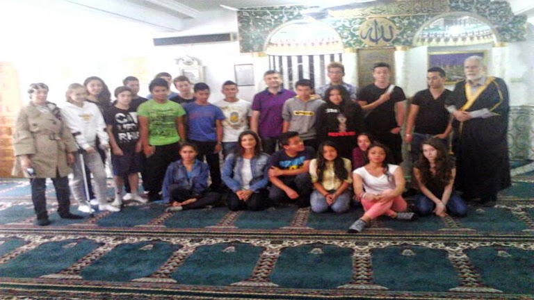 alumnos del IES Marítimo en la Mezquita de Valencia