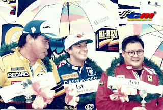 Batu Tiga Shah Alam Circuit 1996 podium Super Car Andre Couto, Ringo Chong