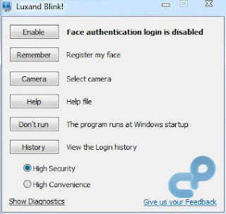 Free Luxand Blink (Settings)