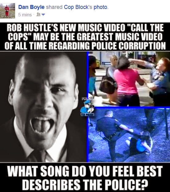 The Blog Cam needs to do a music video about the BLV reject cops !