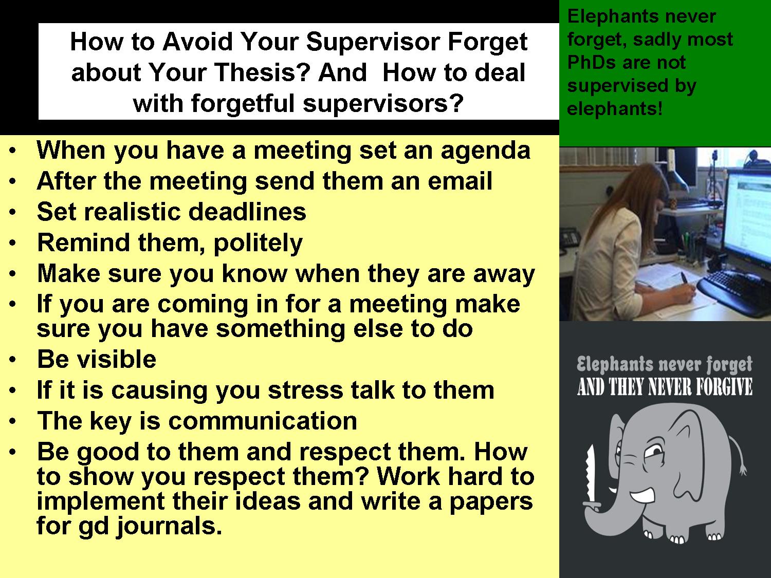 Phd supervisor not supportive picture