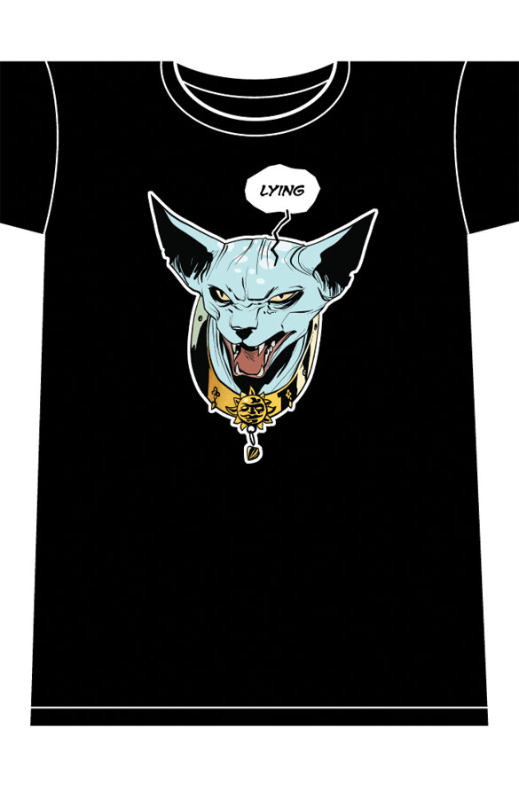The Blot Says... Saga “Lying Cat” TShirt by Fiona Staples