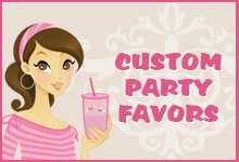 Custom Party Favors Button